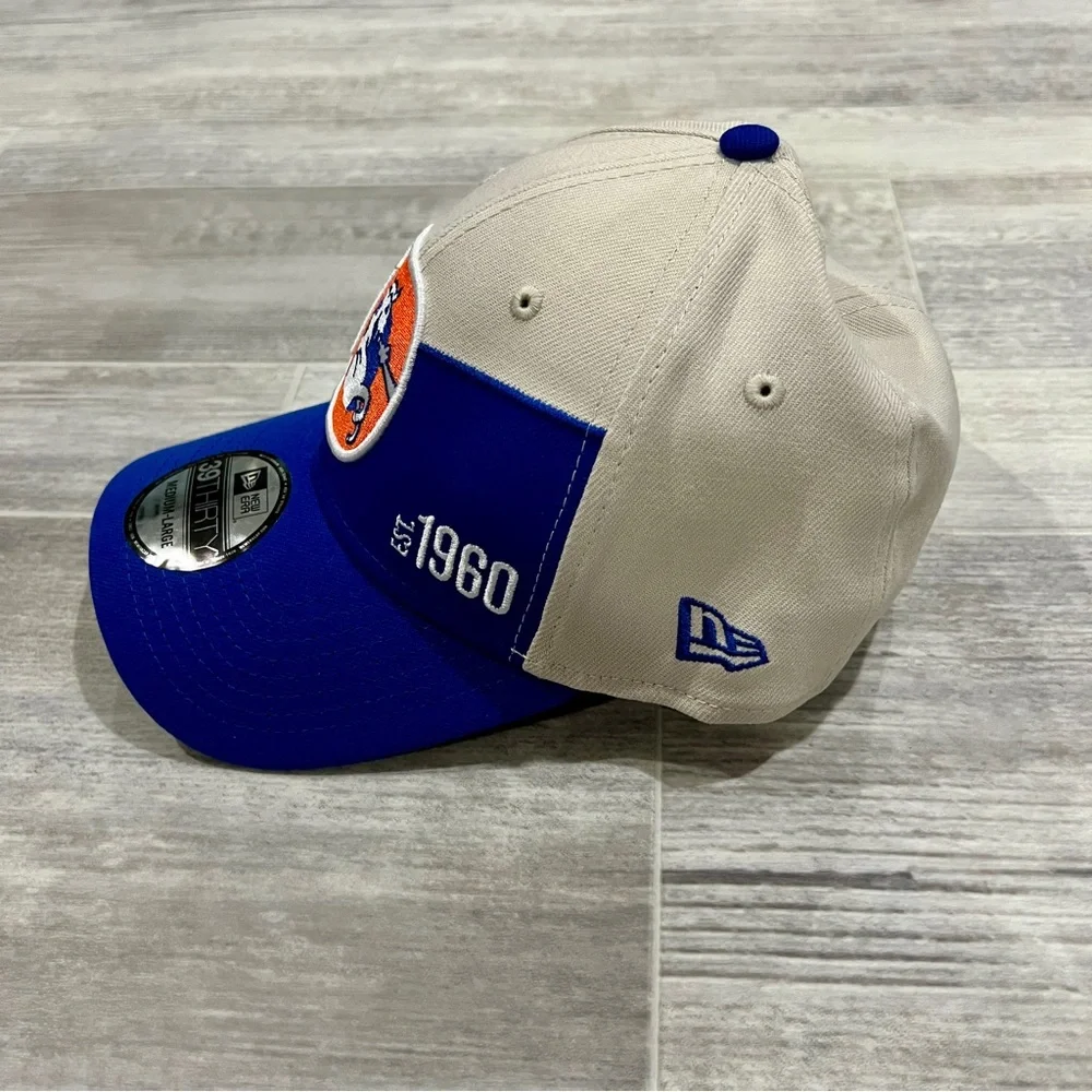 New Era Denver Broncos 2023‎ Sideline Historic 39Thirty Retro Flex Hat Cap M/L